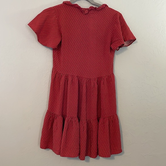 Auguste Polkadot V Neck Dress - Picture 4 of 5